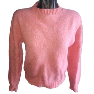Vintage McGregor Royal Clan Pink Shetland Wool Blend Crew Neck Sweater L